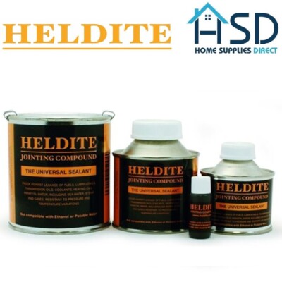 Heldite Gasket Jointing Compound Universal Sealant Thread Lock Pipe ...