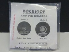 Vintage Rockstop End Pin Holder Stop for Cello and Brass Drum w manual MIN TBAG