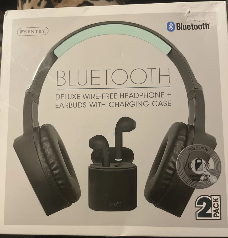 Sentry Bluetooth earbuds with charging case