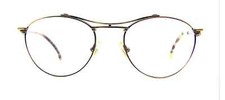 Alaska Adventure 133 Metal Double Bridge P3 Eyeglasses Ornate Frames Italy NOS