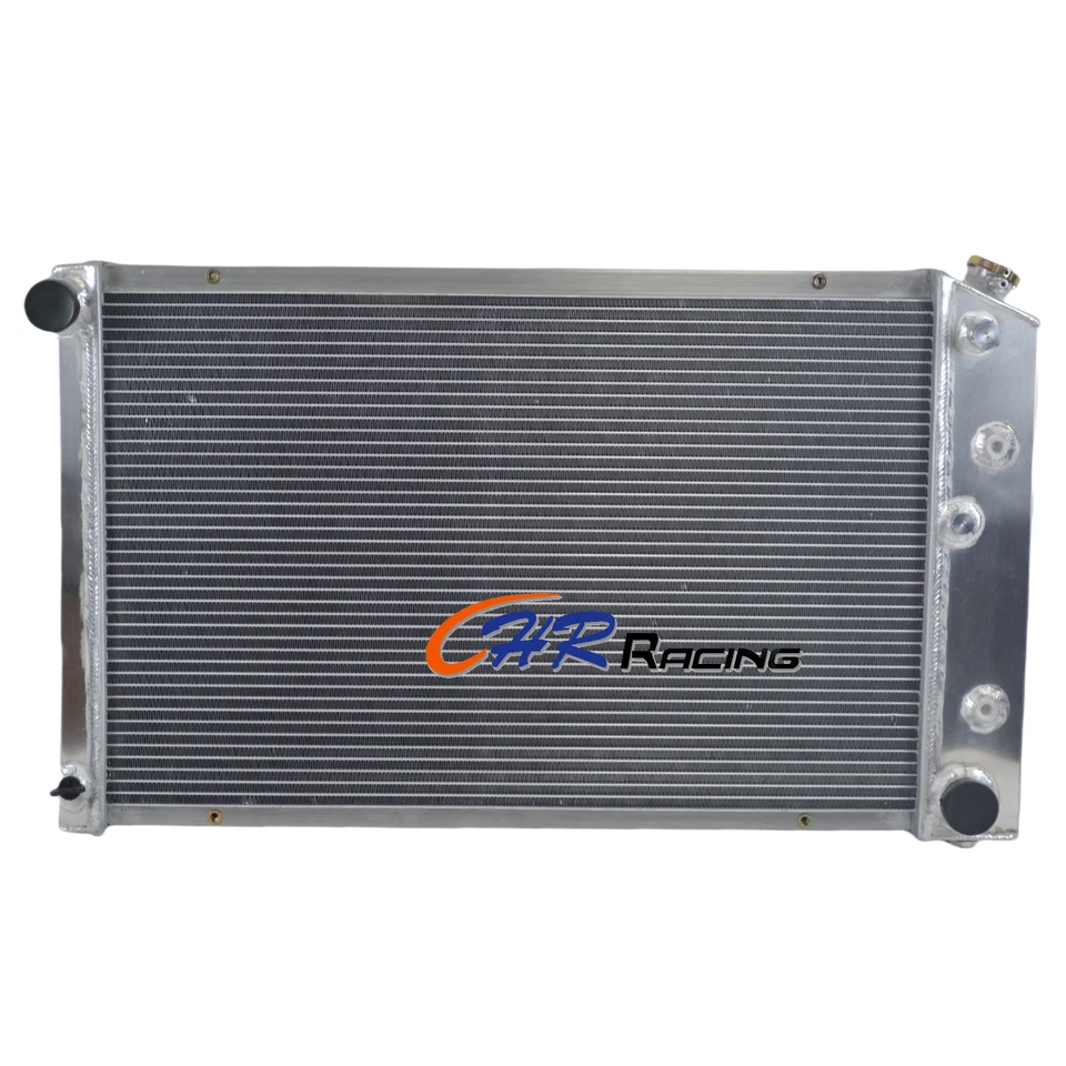 Radiador de aluminio + ventilador para 1977 1978 1979 1980 1981 Chevrolet Camaro V8 5,0 L 5,7 L Foto 2 de 4