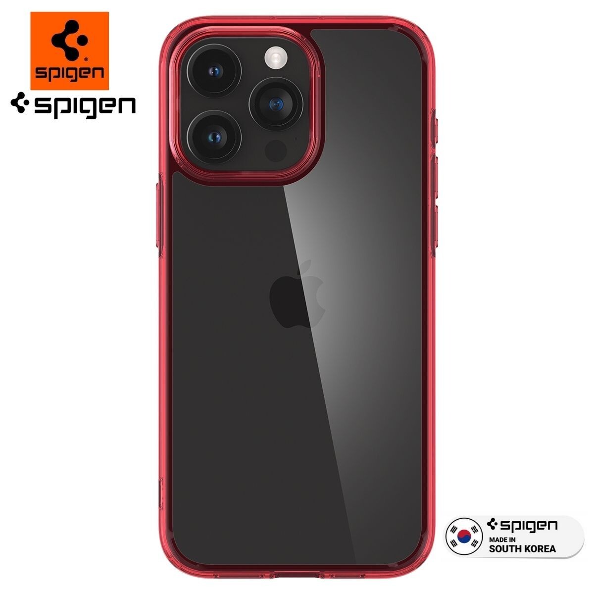 Spigen Handyhülle für iPhone 15 Pro Max Schutzhülle Slim Case  Robust Rot Hülle