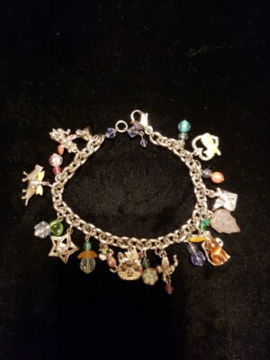 Vintage Kirks Folly Cat Charm Bracelet