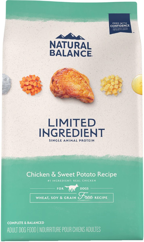 Natural Balance Limited Ingredient Chicken & Sweet Potato Dry Dog Food, 24lb