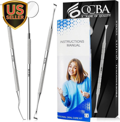Dental Plaque Remover for Teeth Cleaning Kit for Plaque Removal Tools Includi...