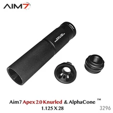 AIM7 APEX 2.0  KNURLED Modular Comp With AlphaCone 223/308/9mm/30CAL