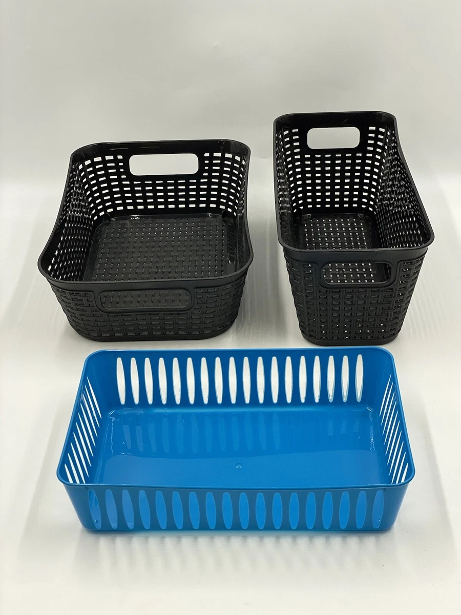 Plastic Storage Baskets Small Pantry Organization and Storage