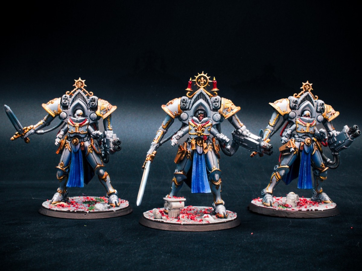 ウォーハンマー PARAGON WARSUITS COMMISSION** (3) Paragon Warsuits Adepta Sororitas Warhammer