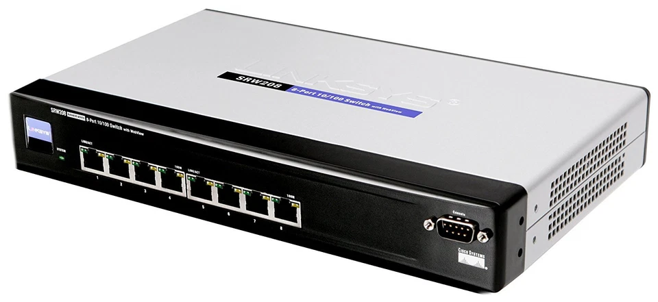 Cisco-Linksys SRW208 8-port 10/100 Ethernet Switch - WebView - Image 3 of 3