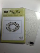 Stampin' Up HOLIDAY FRAME Embossing Folder - Brand New