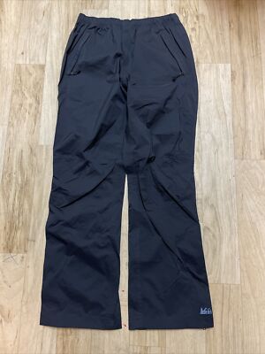 REI Co-op Rainwall Youth Kids Waterproof Rain Pants Black Size