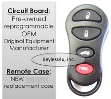 fits LHS 04602268 98 99 00 01 remote keyless control transmitter clicker opener