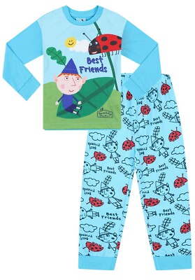 Langer Schlafanzug Jungen Ben and Holly Best Friends Gaston Little Kingdom