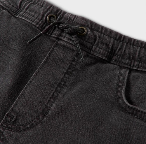 Art Class Boys' Flexible Pull-On Jean Shorts - Black Size XS (4/5) New - Picture 3 of 3