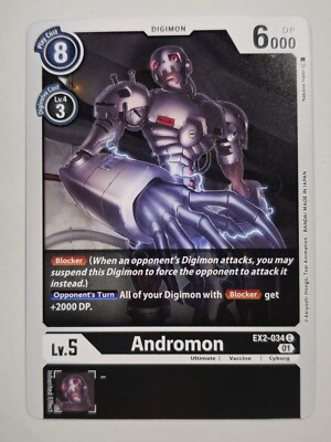Digimon CCG Andromon EX2-034 Regular