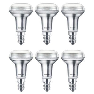 6 x Philips LED R50 Glas Reflektor 4,3W = 60W E14 345lm neutralweiß 36° DIMMBAR