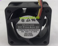 one for SANYO 109P0424H6D03 Fan 40 40 20mm DC 24V 0.07A 3 pin
