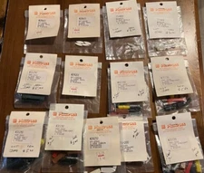 Plastruct Modeling Accessories Various Scales Lot 2 NEW Trains/Boats Set Of 13