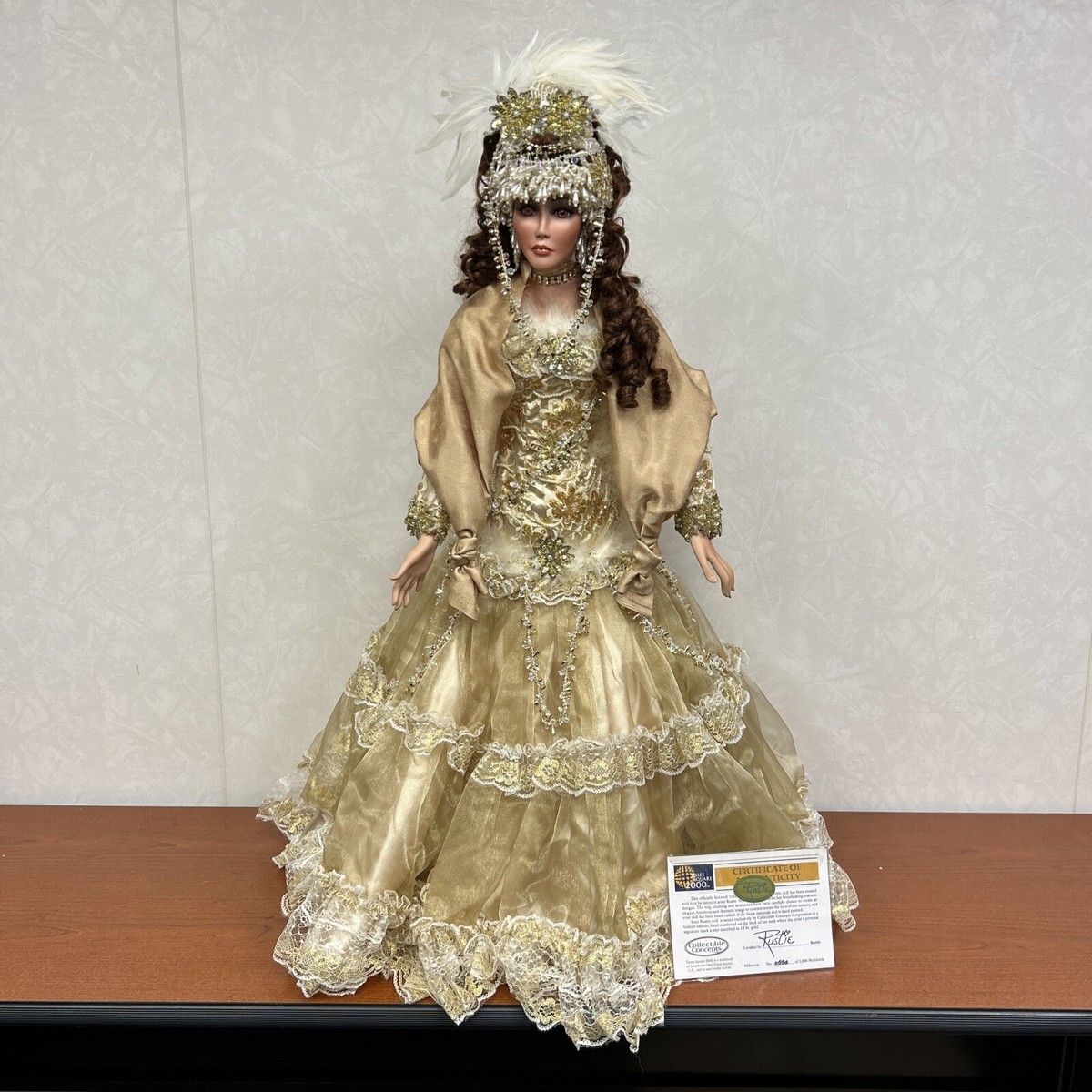 Rustie MILLENIA Porcelain Doll w/ COA, Limited Edition Times