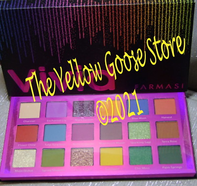FARMASI  VIVID 18     Eyeshadow Palette Shimmer Matte    $35.90  MSRP  