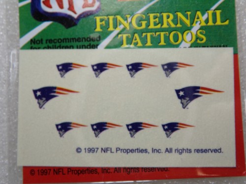 NFL Football Removable Tattoo Body Temporary Small Size (Choose) - Picture 19 of 25
