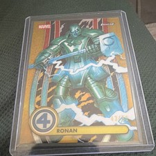 Topps 2026 Finest Fantastic Four Ronan Serial Numbered Card 39/50