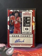 2020-21 Panini Contenders Draft Autographs Rayshaun Hammonds Prospect Ticket