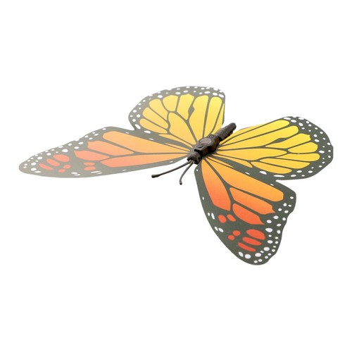 Diverse Decoration Options with 24 Pack of Flexible Wing Monarchs Orange - Zdjęcie 3 z 12