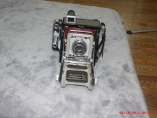 Vintage Graflex Centurt Grapic alpha foldind Camera f4.5 lens-PARTS NON WORKING