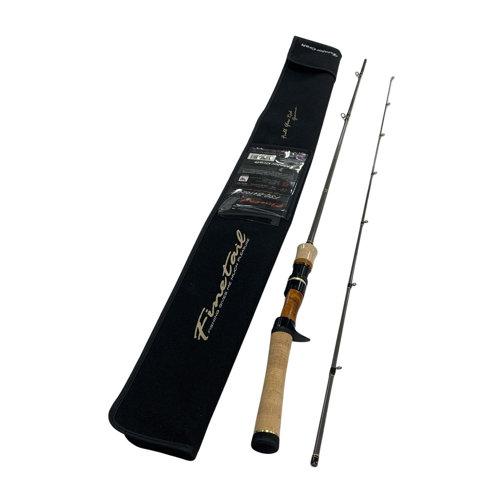 Major Craft FSG-B4102UL Baitcasting Rod Finetail Glass Model for Trout USED