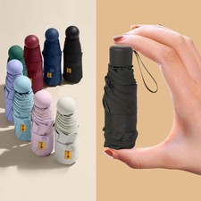 Folding Pocket Umbrella Mini Waterproof UV Protection Travel Compact Parasol
