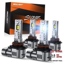 Bulbs 160,000LM Higher Brightness 6500k Cool White with Cooling 9005 9006