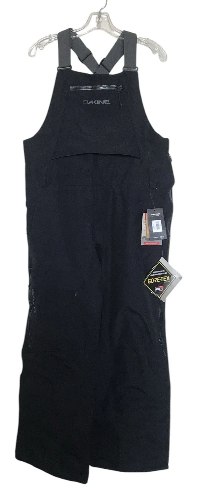 DAKINE Ski Snow Pants Bibs Womens Size Large Stoker GORETEX 3L Bib Snowboarding
