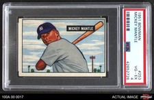 1951 Bowman #253 Mickey Mantle Yankees RC HOF PSA 4 - VG/EX