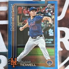 Blade Tidwell - 2025 Topps Update Series Blue Rookie #US22 /150 New York Mets