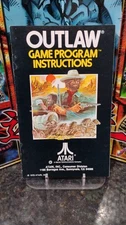 Vintage 1978 OUTLAW Atari 2600 System Game Original Instruction Booklet **ONLY**