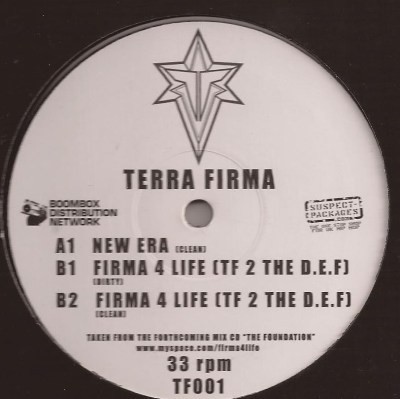 Terra Firma - New Era / Firma 4 Life (TF 2 The D.E.F) (12'', Promo)