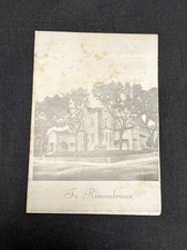 Funeral remembrance card, John Crowe, St Joseph Missouri 