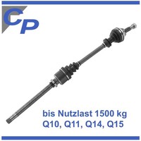Antriebswelle Vorne FüR Citroen Jumper 230 244 Bis1500 Kg Nutzlast Rechts