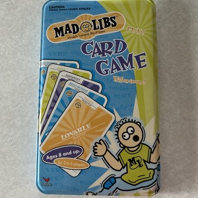 Mad Libs - Card Game in Tin - Comedy Game! By Cardinal - Cards Are Sealed New