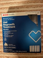 CVS Hair Regrowth Treatment Men *(6) Month* Supply Topical Aerosol New Open Box9