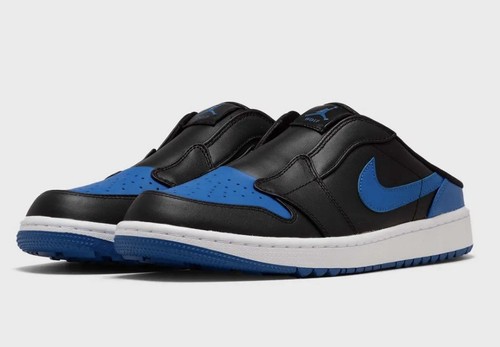 Nike Air Jordan 1 Mule - Scarpe da golf - Nero/Blu - FJ1214 002 - UK 8,5/EUR 43 - Foto 4 di 16
