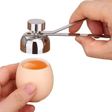 Egg Cracker Topper Stainless Steel Egg Opener Eggshell Cutter Kitchen Tool for