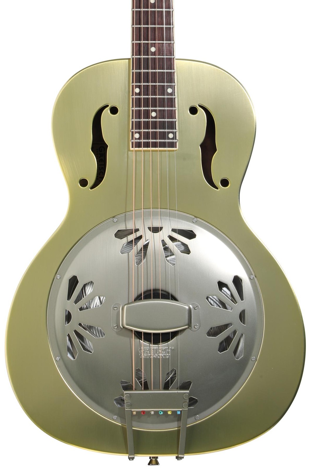 Гитара с резонатором Gretsch LTD Roots Honey Dipper - Выветренная колокольная бронза 106790₽