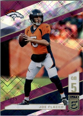 2019 Elite Purple #60 Joe Flacco /99 - FB