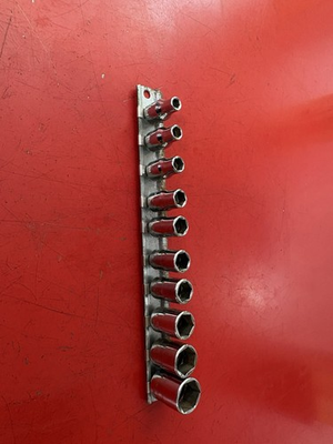 #ad Snap On USA 110TMY 10pc SAE 1 4quot; Drive Chrome Shallow Socket Set 3 16 9 16quot; $84.00