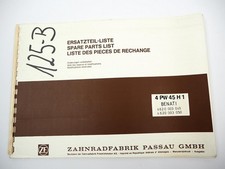 Orig. ZF 4 PW 45 H1 Planet engranaje reversible lista de piezas de repuesto Benati Parts List 84