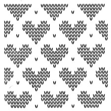 Really Great Stencils, Repeating Hearts Stencil, 6x6", Valentines, Love, Texture