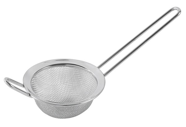 KüChensieb Edelstahl Feinmaschig 9,5Cm Rostfrei Sieb Silber Handgriff-image