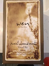 Wen by Chaz Dean Sweet Almond Mint Travel Kit 3pc Shampoo/ Conditioner New